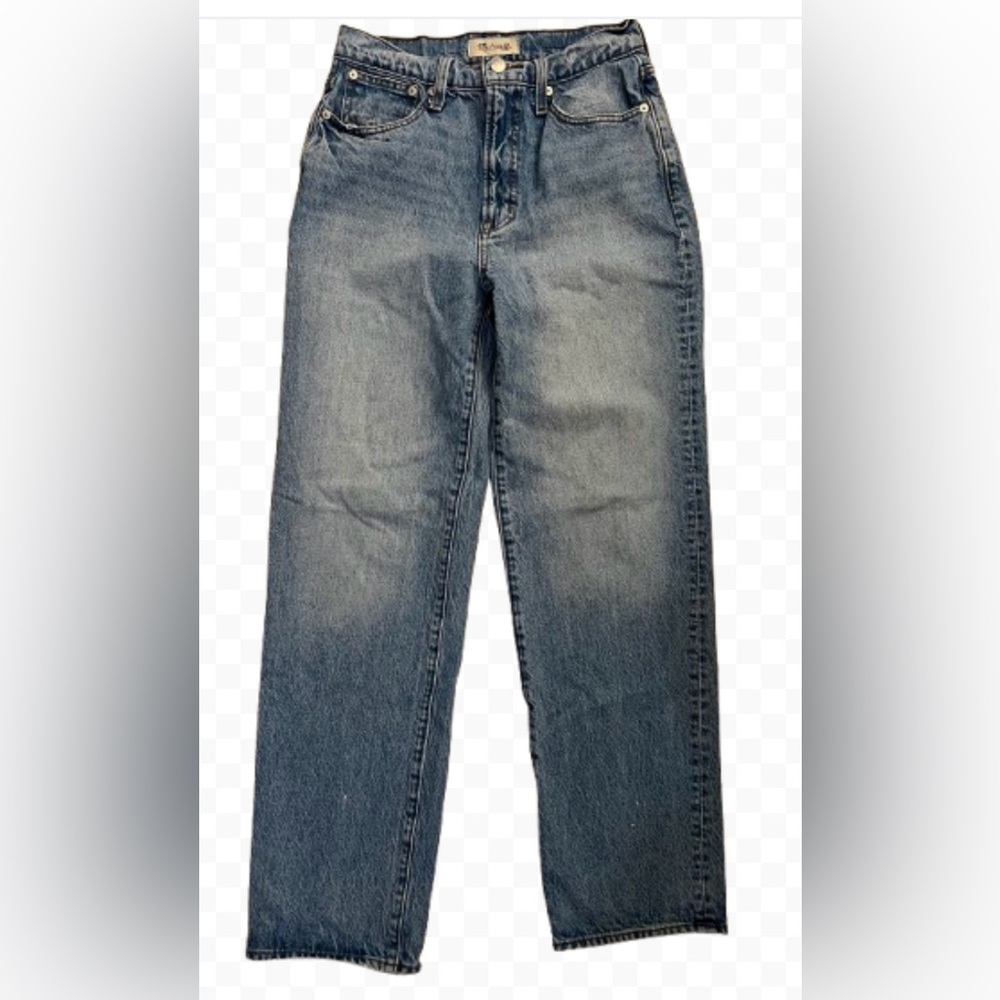 Madewell The Perfect Vintage Straight Jeans Old School Wash Size 25